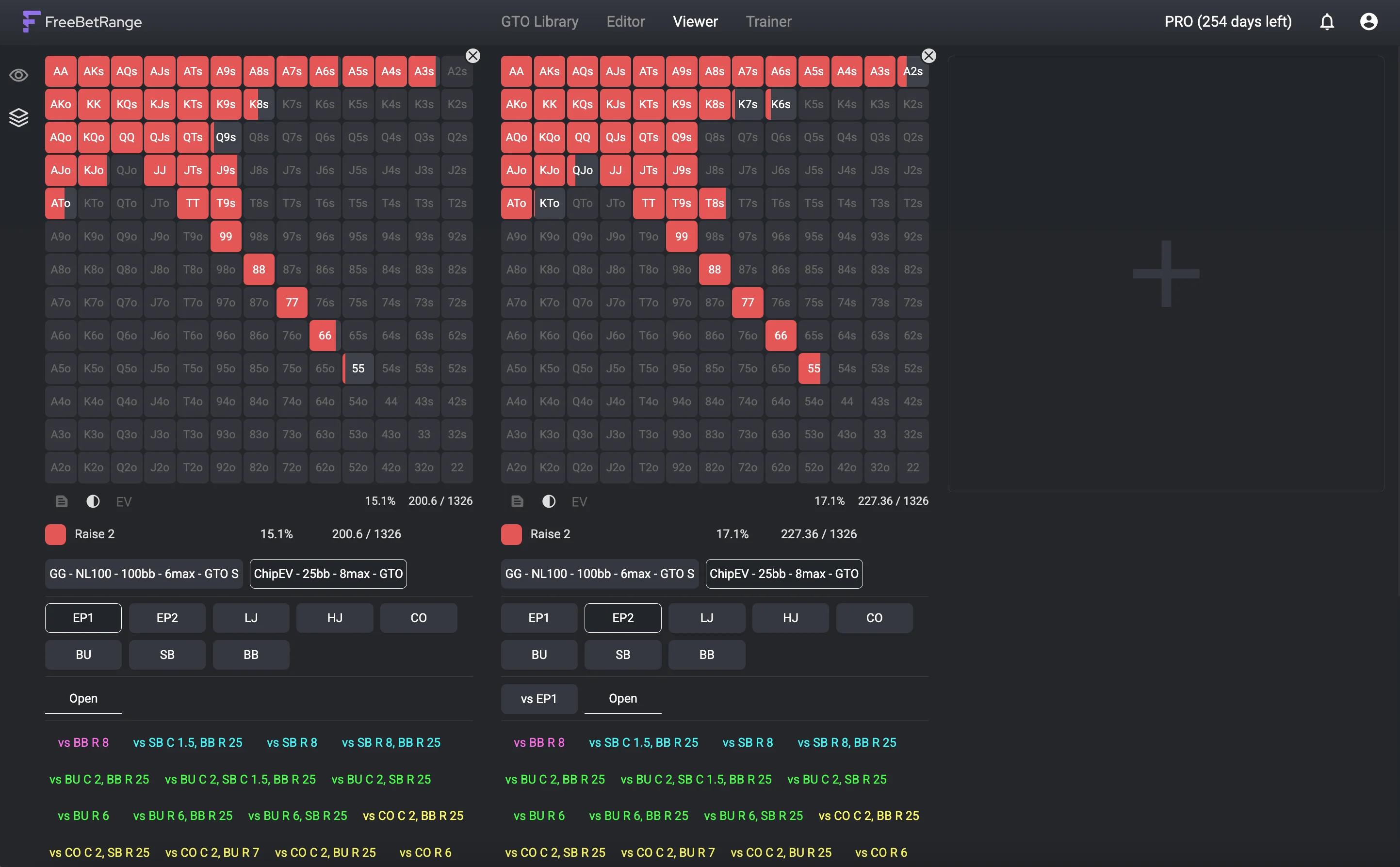 Multi-Range Viewer: Compare preflop ranges visually